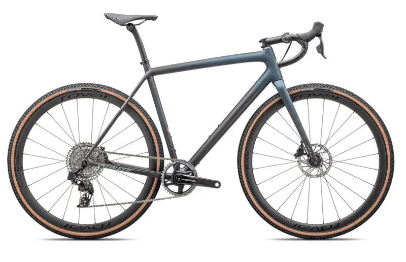 Ex-Demo: Specialized Crux Pro Gravel Bike - Satin Carbon/Deep Lake - 58cm