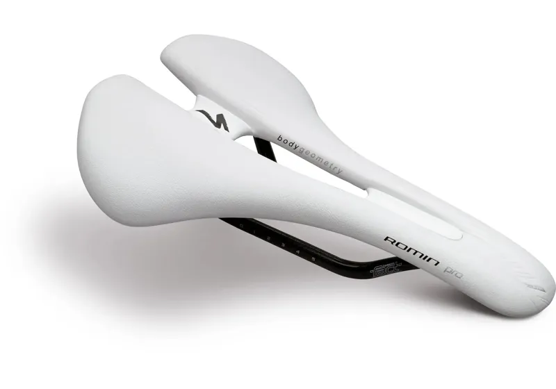 Shop Soiled: Specialized Romin Pro Mens Road Saddle - White - 168mm