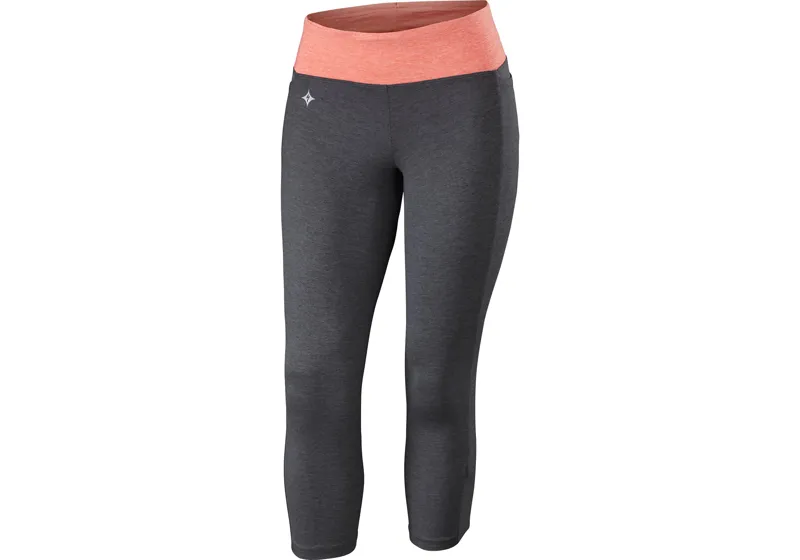 Specialized Shasta Womens Knickers - No Chamois - Grey/Coral - Size X-Small