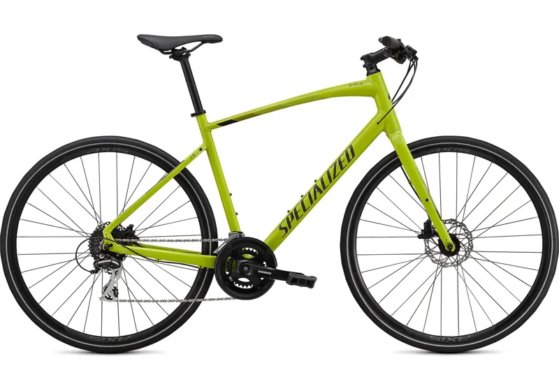 Shop Soiled: Specialized Sirrus 2.0 Hybrid Bike - Hyper Green - X-Small