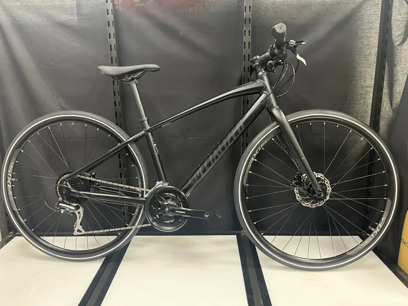 Shop Soiled: Specialized Sirrus 2.0 Hybrid Bike - Satin Cast Black - X-Small-1
