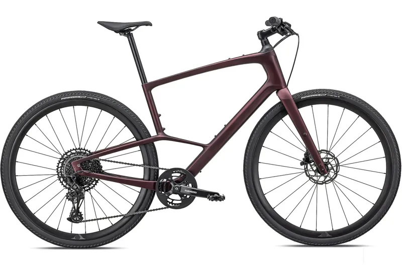 Shop Soiled: Specialized Sirrus X 5.0 Hybrid Bike - Satin Red - Large