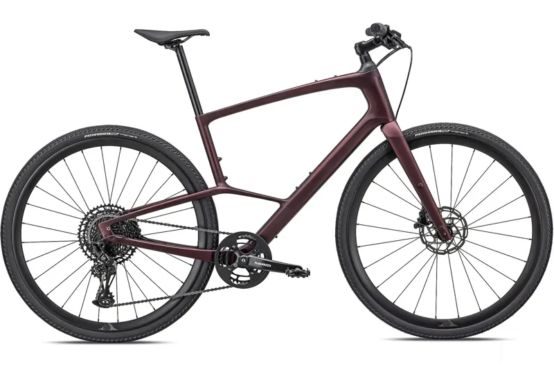 Shop Soiled: Specialized Sirrus X 5.0 Hybrid Bike - Satin Red Tint - X-Large