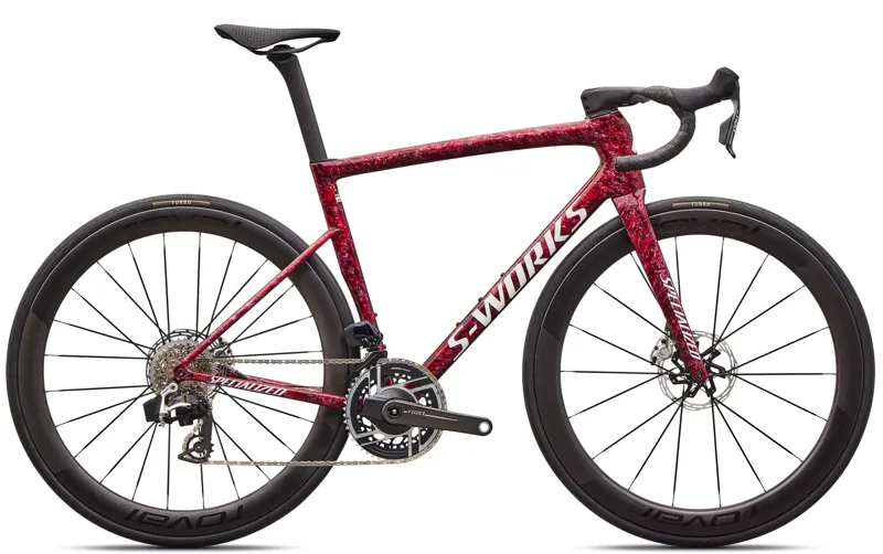 Ex-Demo: S-Works Tarmac SL8 SRAM Red AXS Road Bike - Red Sky - 54cm