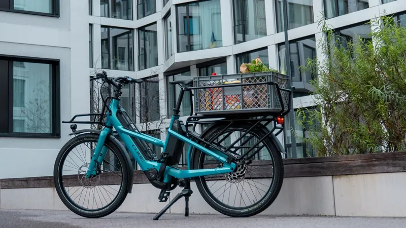 2025 Cube Longtail Hybrid 725 Electric Hybrid Bike - Blue/Reflex-6