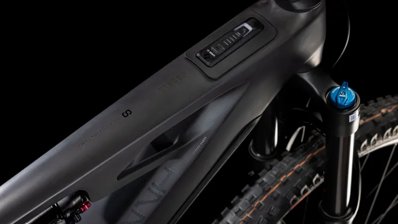 2025 Cube Stereo Hybrid One77 HPC SLX 800 Electric Bike - Blackline-7