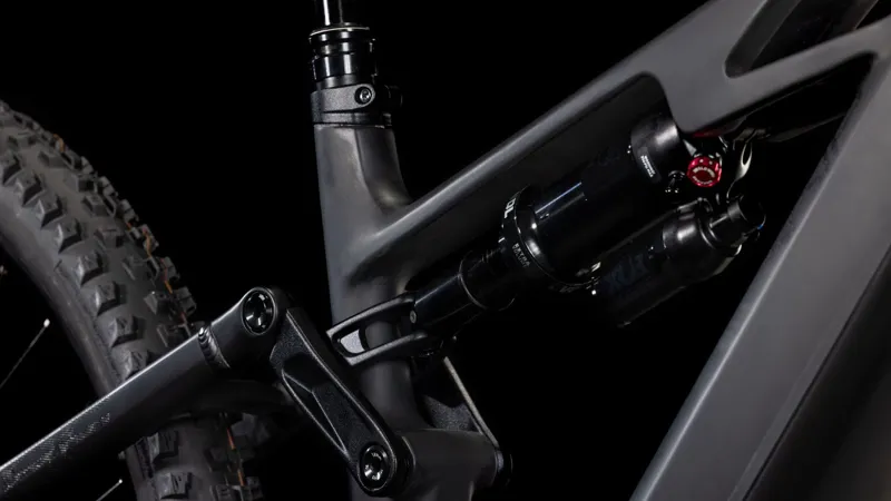 2025 Cube Stereo Hybrid One77 HPC SLX 800 Electric Bike - Blackline-4