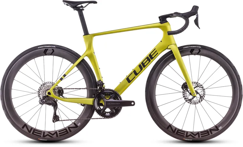 2025 Cube Agree C:62 Race Road Bike - Flash Lime/Black