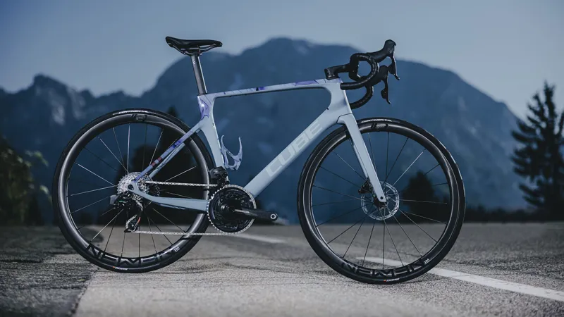 2025 Cube Agree C:62 SLX Road Race Bike - Pigeon Blue/Art-1