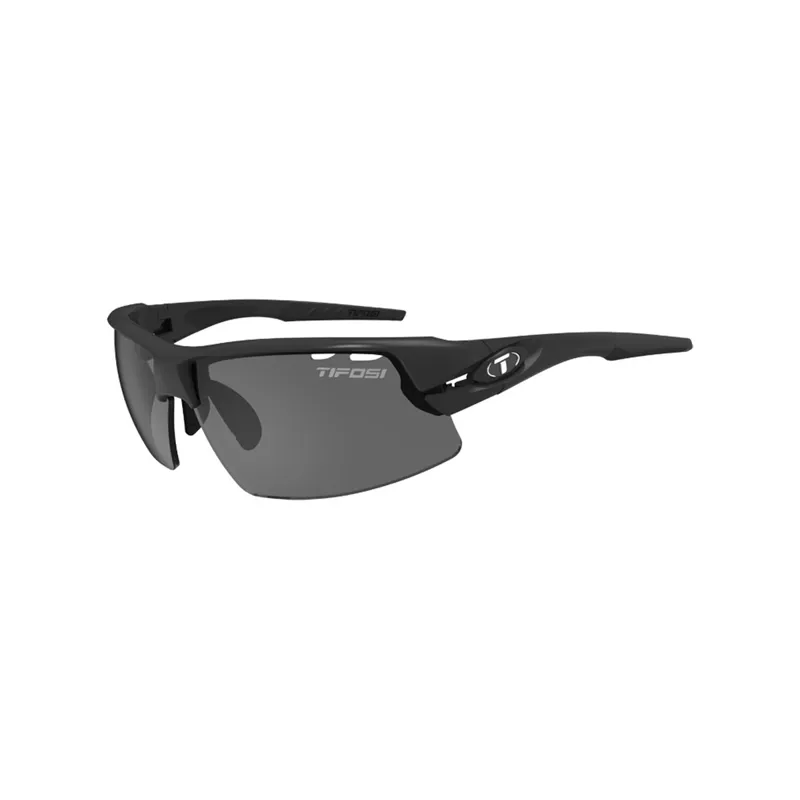 Tifosi Crit Half Frame Sunglasses - Matte Black