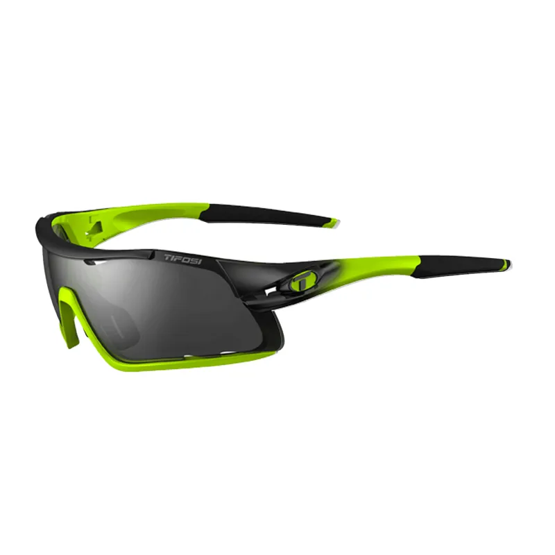 Tifosi Davos Interchangeable Lens Sunglasses - Race Neon