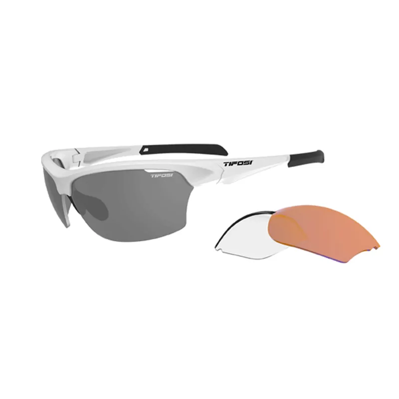 Tifosi Intense Interchangable Lens Sunglasses - Matte White