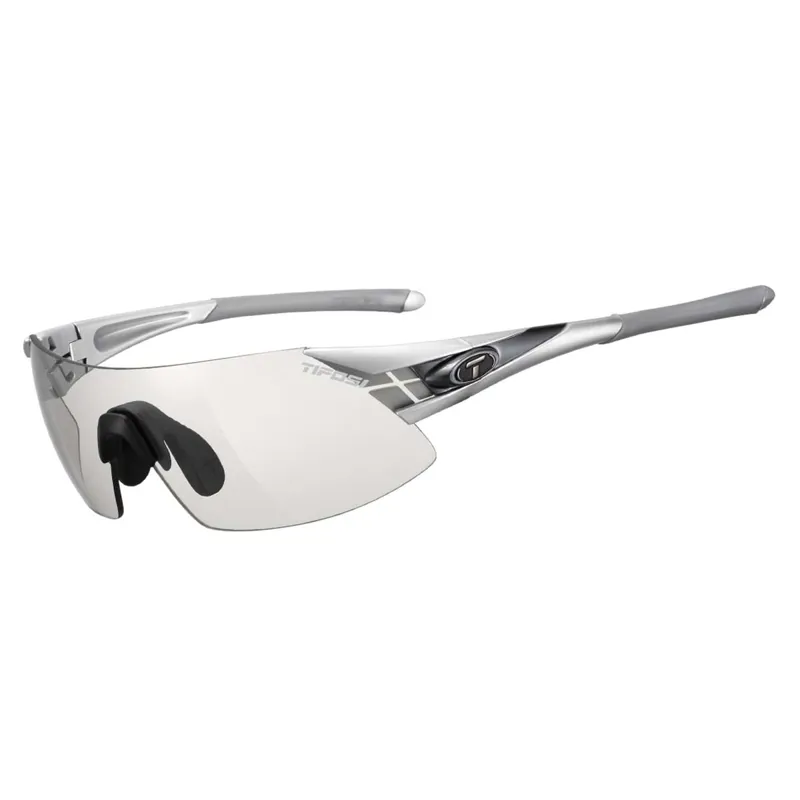 Tifosi Podium XC Fototec Light Night Lens Sunglasses - Silver/Gunmetal