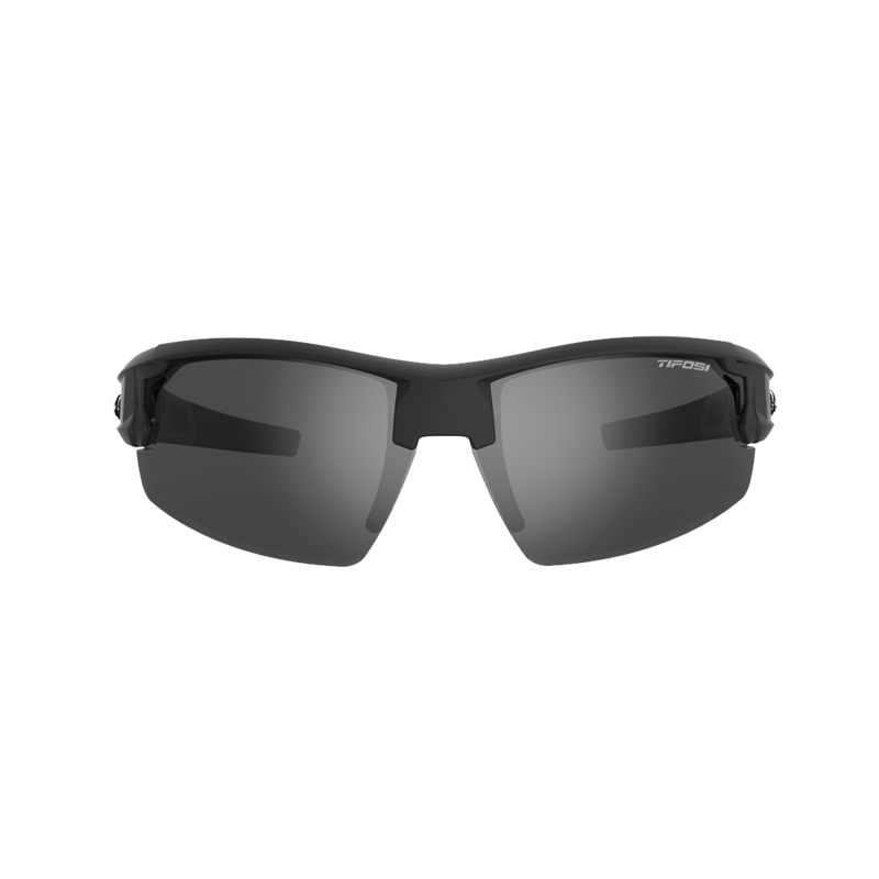 Tifosi Synapse Interchangeable Smoke Lens Sunglasses - Matt Black-1