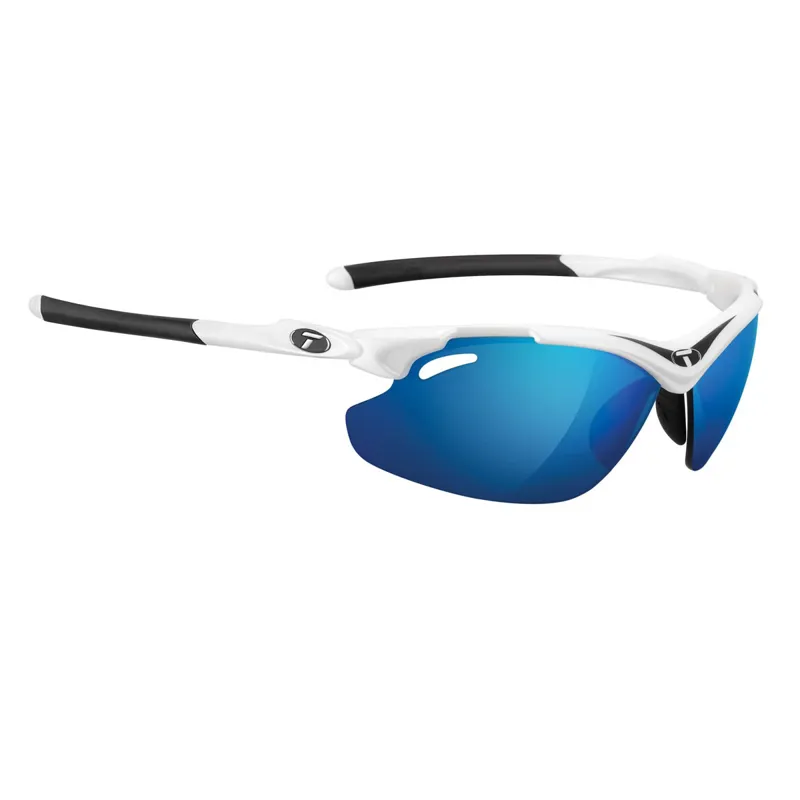 Tifosi Tyrant 2.0 White/Black Clarion Blue Lens Sunglasses