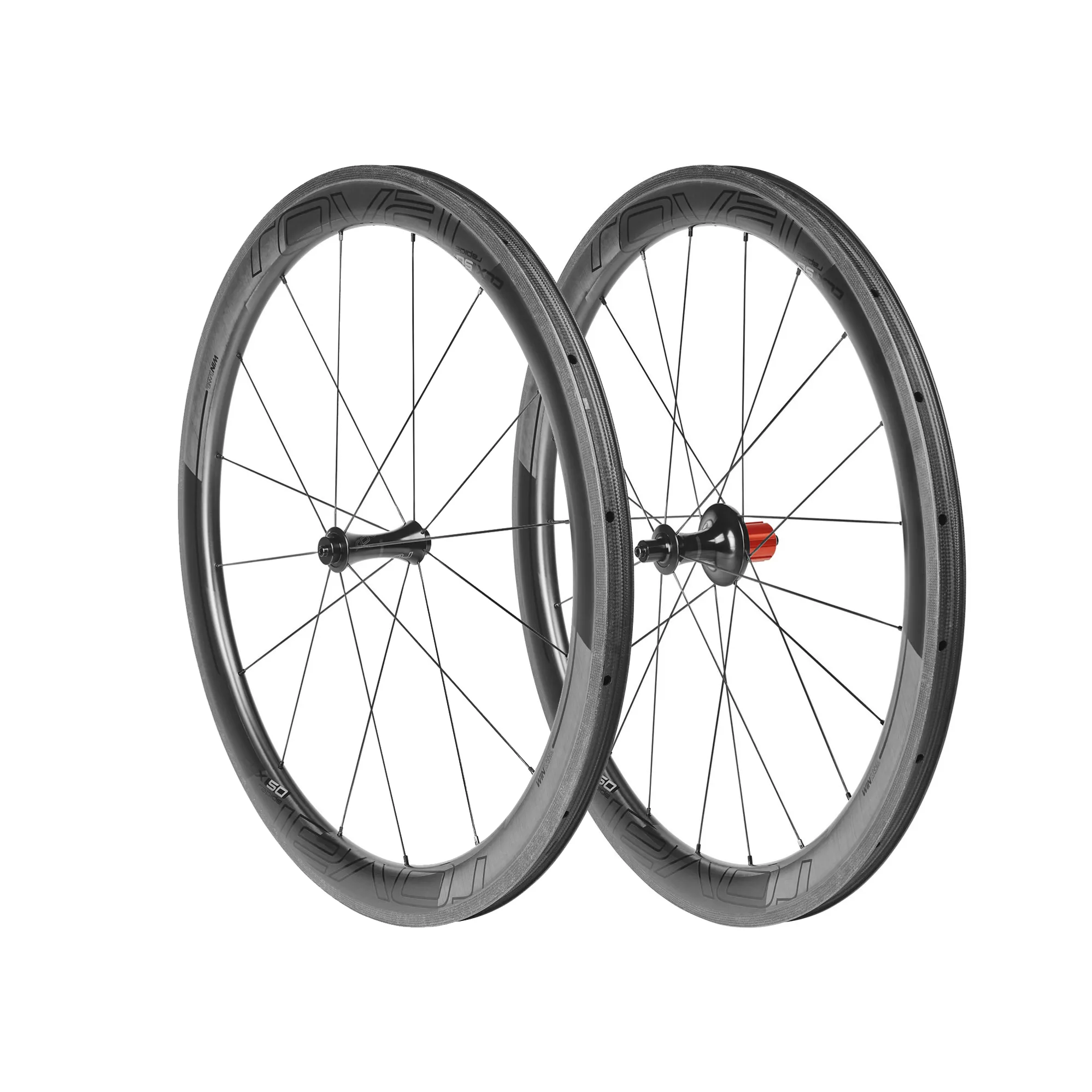 Roval CLX 50 Carbon Rim Brake Wheelset Satin Carbon/Gloss Black