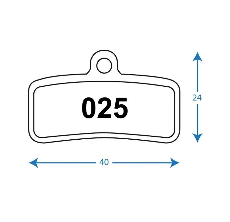 RWD R025 Shimano Tektro/TRP Slate Saint M810 Quadium Brake Pads Organic