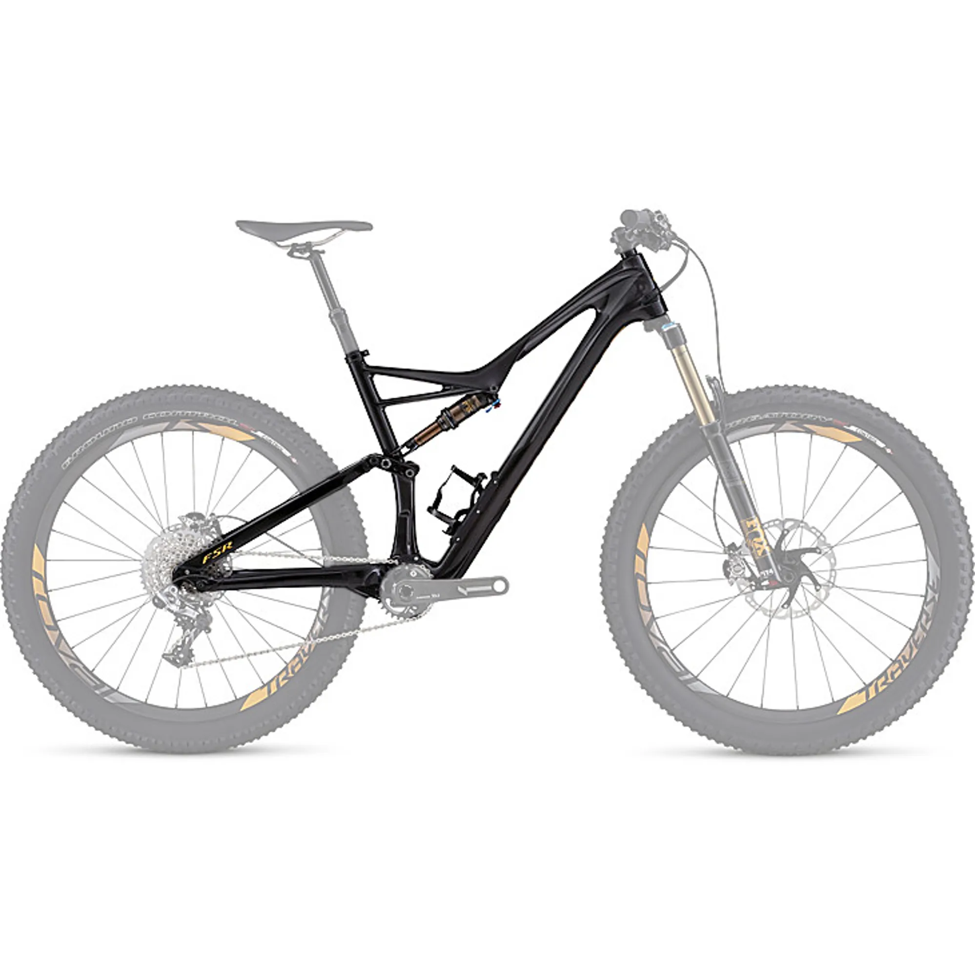 2016 S-Works Stumpjumper FSR 6Fattie Frame Medium Black