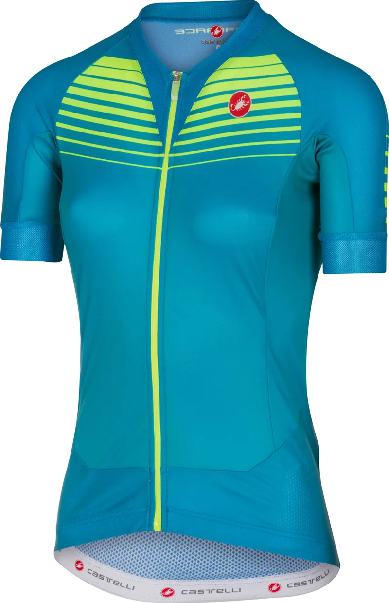 Castelli Aero Race Womens Jersey - Yellow Fluo