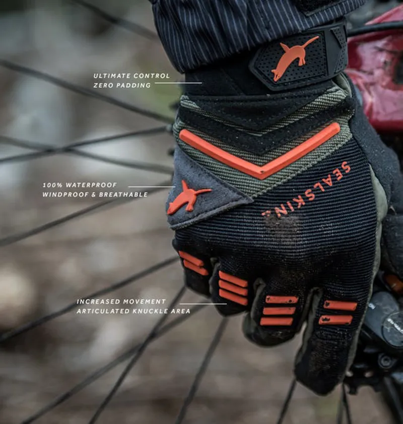 SealSkinz Dragon Eye MTB Mens Gloves - Anthracite-1