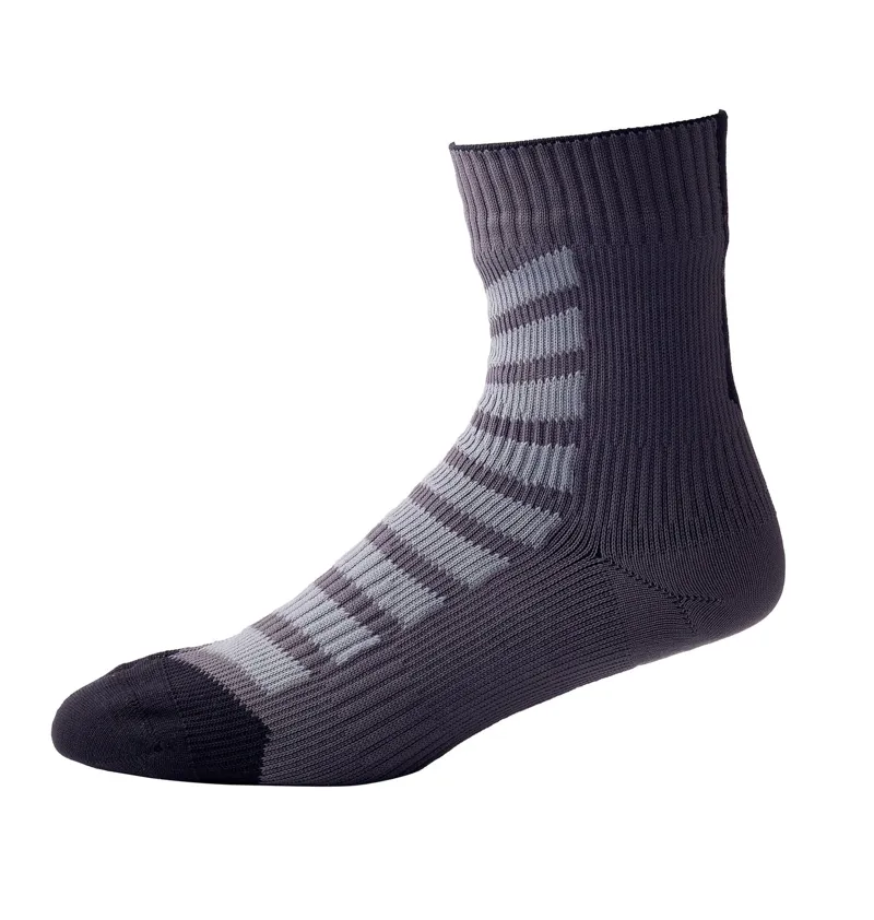 SealSkinz MTB Ankle Socks with Hydrostop Grey/Black