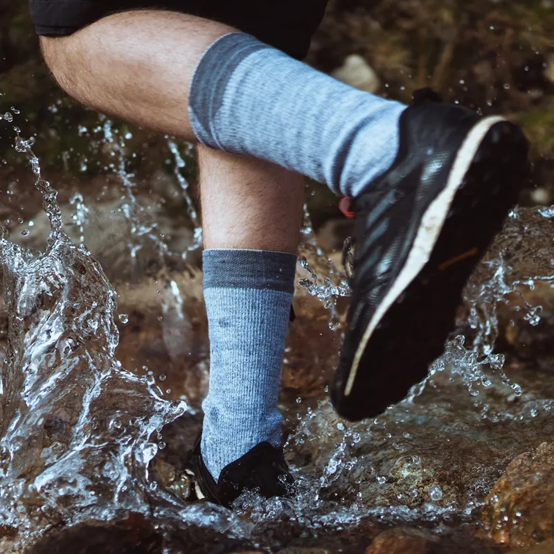 SealSkinz Waterproof All Weather Mid Length Sock - Grey/Marl-4