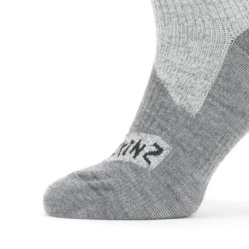 SealSkinz Waterproof All Weather Mid Length Sock - Grey/Marl-1