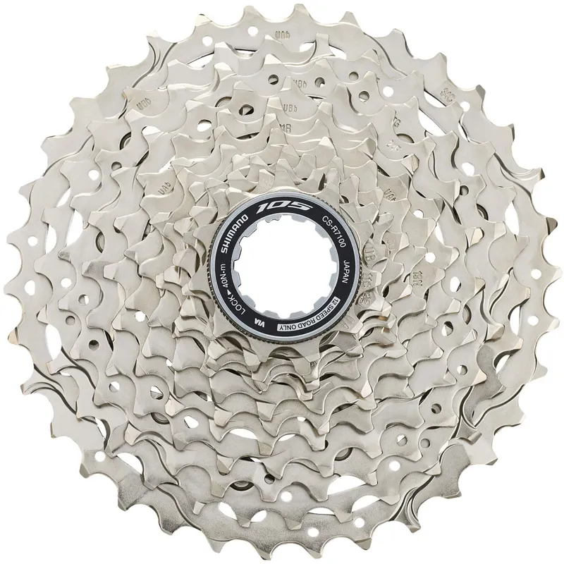 Shimano 105 CS-R7101 12-Speed Cassette 11-34T - Silver