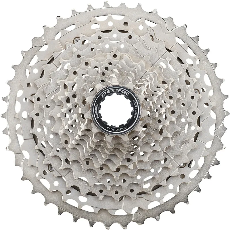 Shimano Deore CS-M5100 11-Speed Cassette - Silver