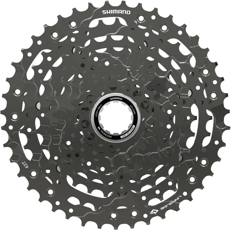Shimano Cues CS-LG400-10 Link Glide Cassette 10-Speed - Black