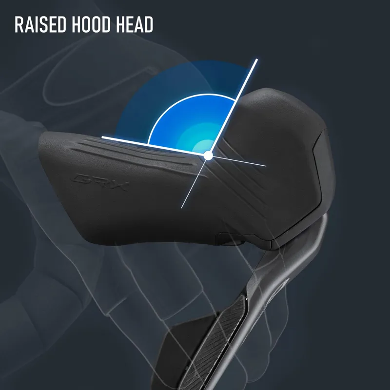 Shimano GRX Di2 ST-RX825 12-Speed STI Bled with BR-RX820 Calliper Right Front-5