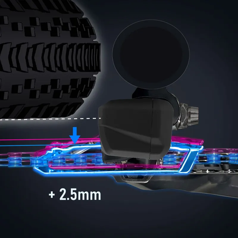 Shimano GRX FD-RX825 Di2 Front Mech 12-Speed Double Braze-On - Grey-3