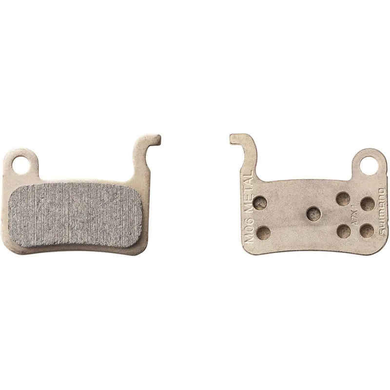 Shimano M06 Disc Brake Pads and Spring - Steel Black/Metal Sintered - Pair