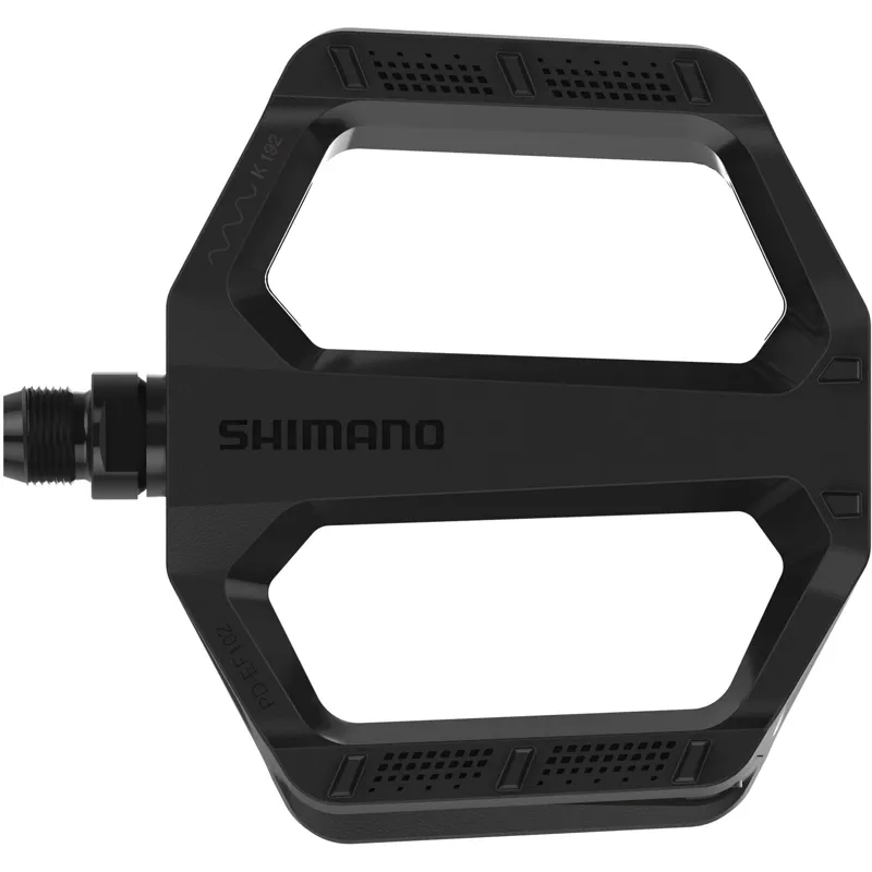 Shimano PD-EF102 Flat Bike Pedals Resin - Pair-1