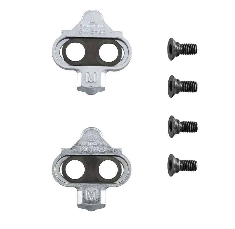 Shimano SH56 MTB SPD Cleats Multi-Release Pair - Silver