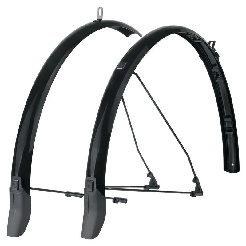 SKS Bluemels Cable Line 28 inch Mudguard Set - Black-1