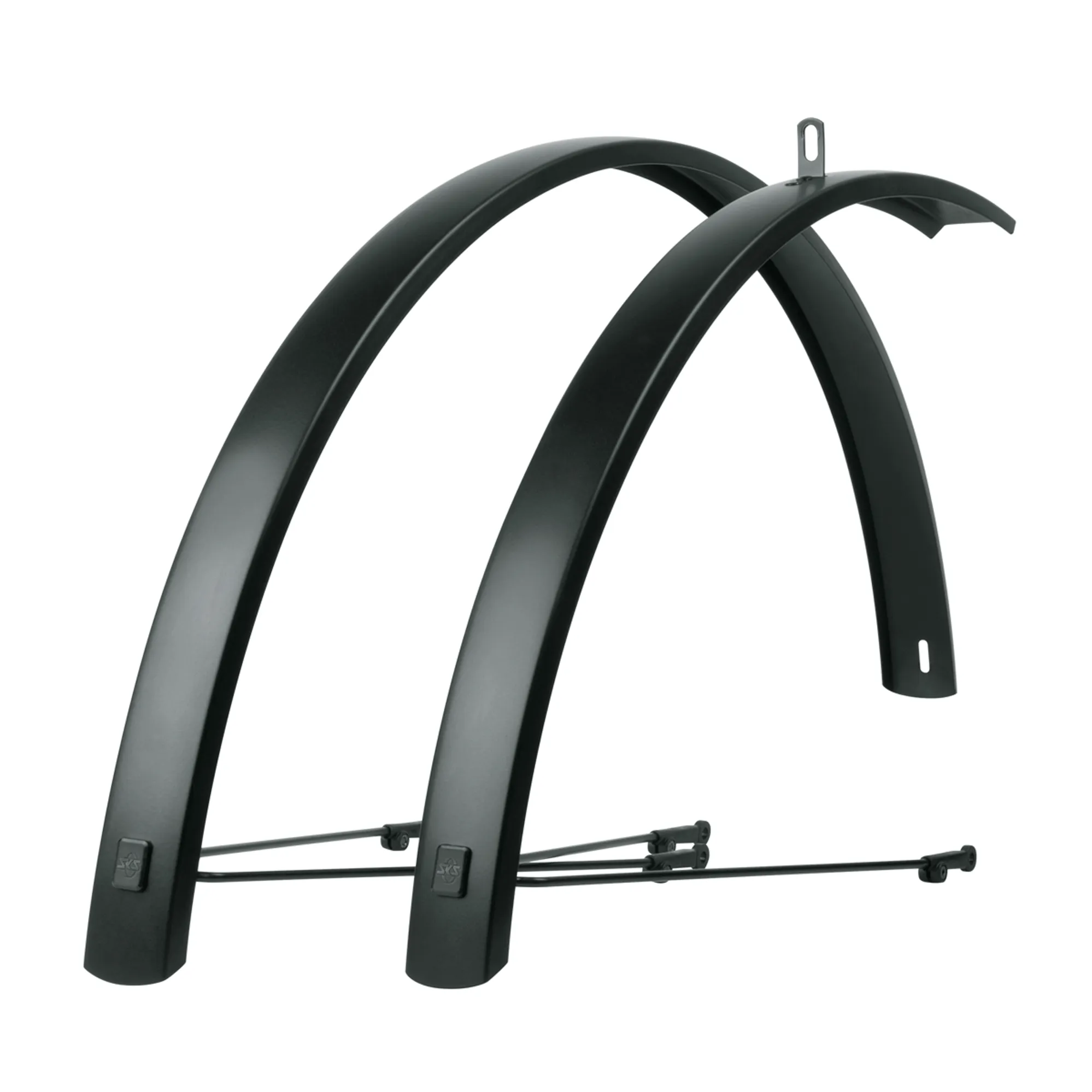 SKS Edge Al 28 inch 46mm Aluminium Mudguard Set Matte Black