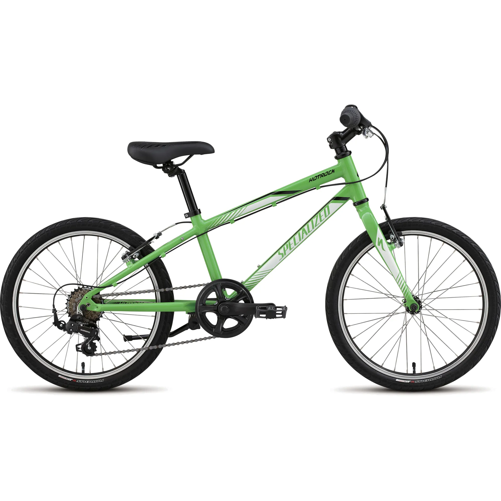 2016 Specialized Hotrock Street 6-speed Street 20 inch Boys Bike Green