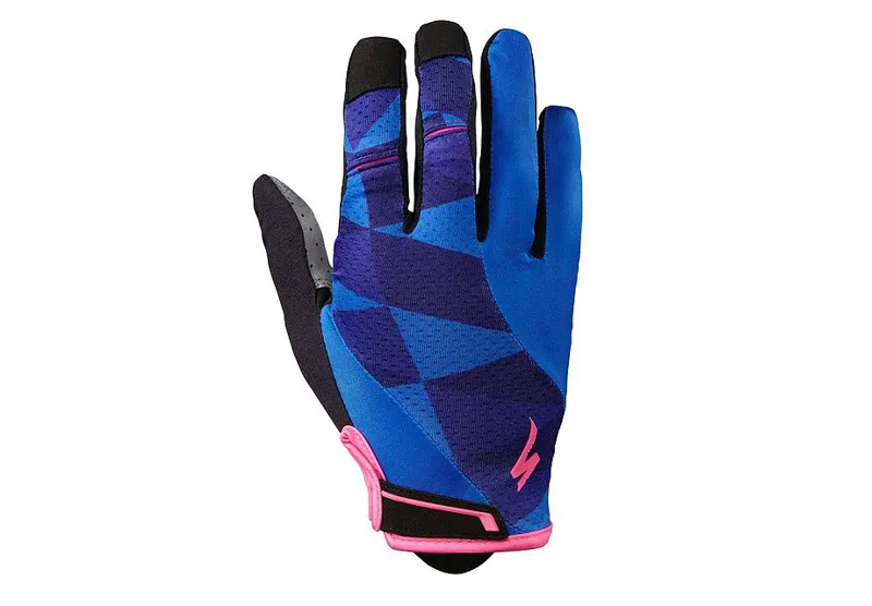 Specialized Womens Body Geometry Gel Long Finger Glove Blue