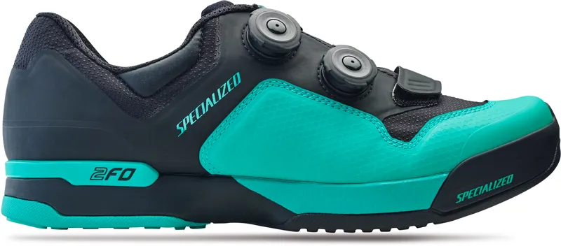 2018 Specialized 2FO ClipLite Mountain Bike Shoes Acid Mint/Black
