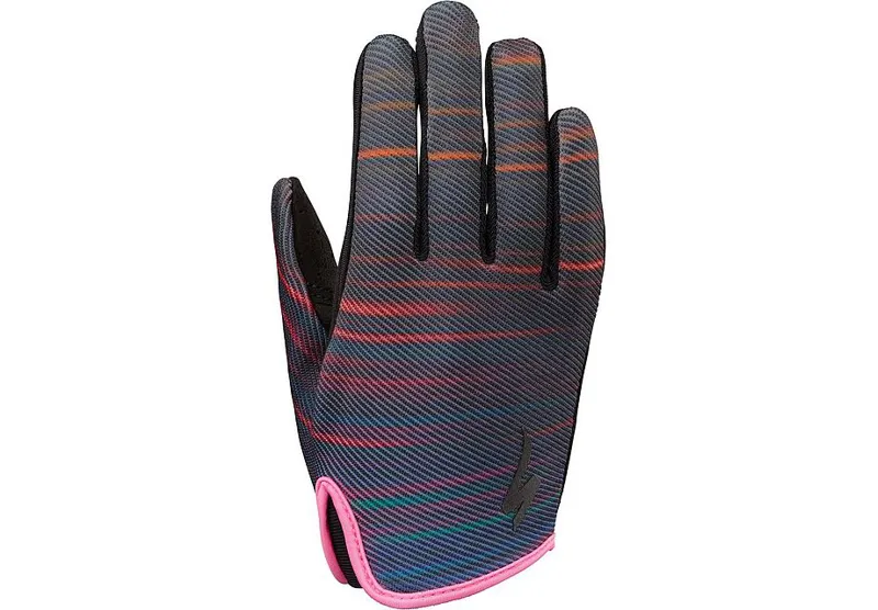 Specialized Kids LoDown Long Finger Gloves - Black/Multi Fade