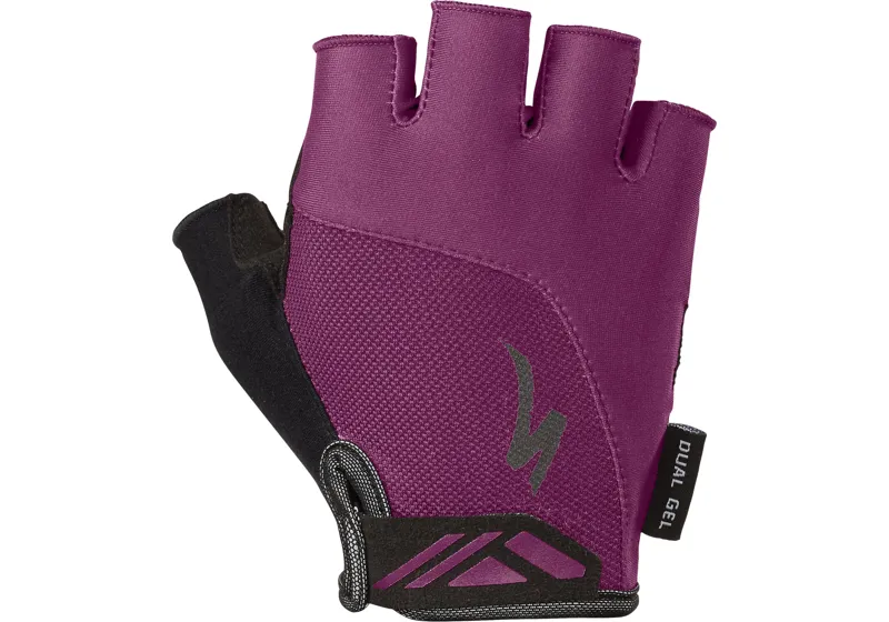 Specialized Body Geometry Dual-Gel Womens Gloves - Cast Berry
