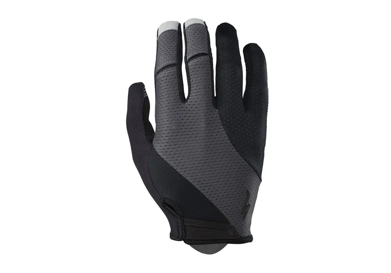 Specialized Body Geometry Gel Mens Long Finger Gloves - Black/Grey