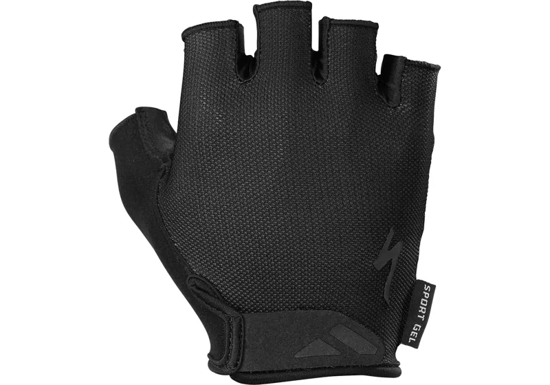 Specialized Body Geometry Sport Gel Short Finger Cycling Gloves - Black
