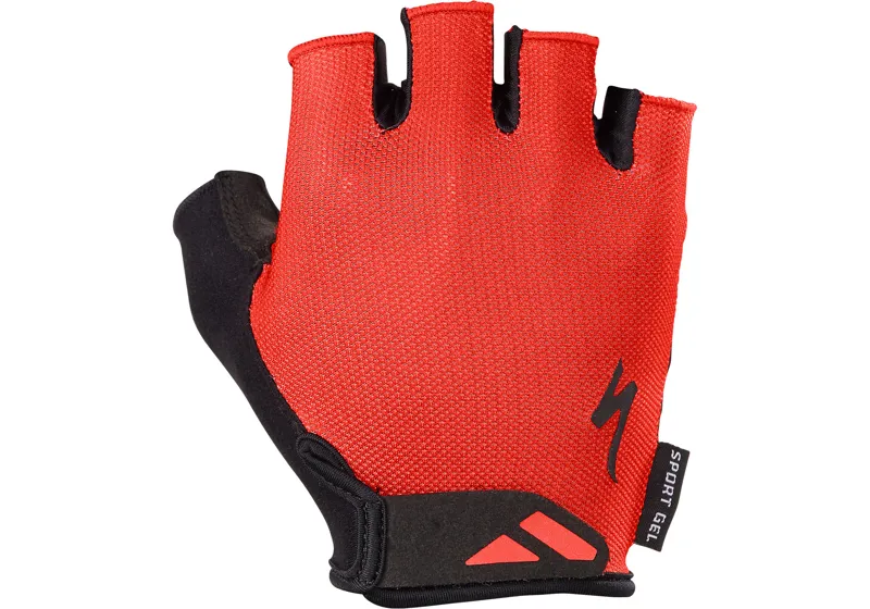 Specialized Body Geometry Sport Gel Short Finger Cycling Gloves - Red