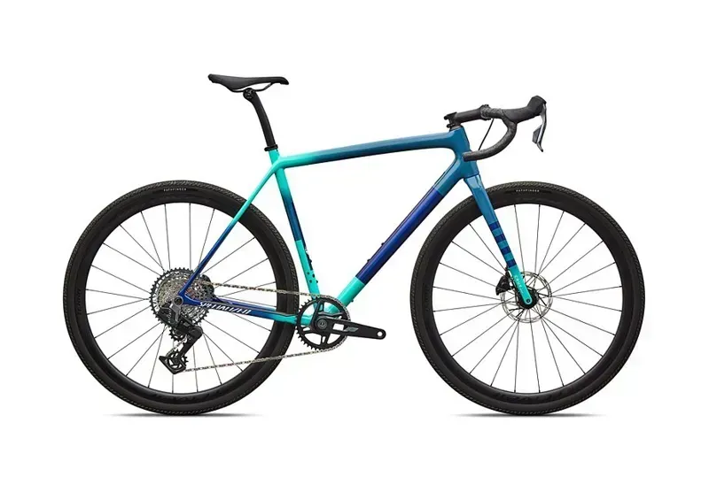 2026 Specialized Crux Expert SRAM Rival XPLR AXS Gravel Bike - Grey Blue