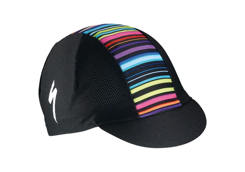 2020 Specialized Cycling Cap Light Printed Stripes Black