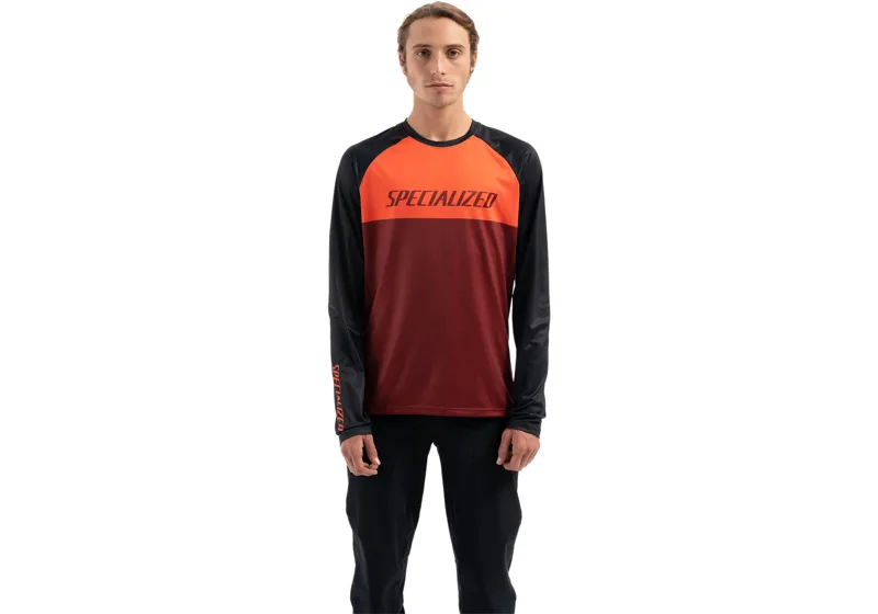 Specialized Demo Pro Long Sleeve Mens Jersey - Rocket Red/Crimson