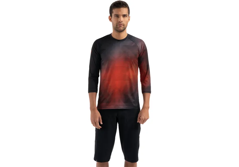 Specialized Demo 3/4 Sleeve Mens Jersey - Black/Red