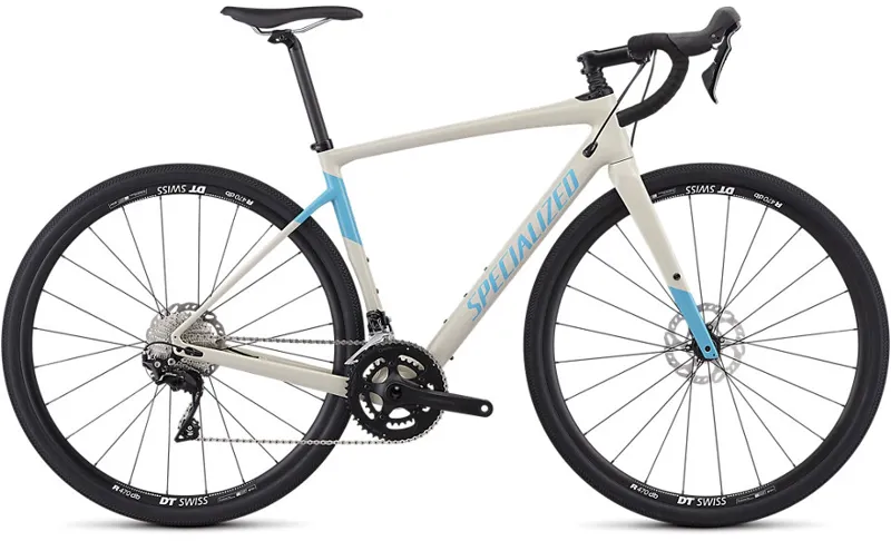 Ex-Demo: 2019 Specialized Diverge Sport Mens Road Bike - White - 54cm